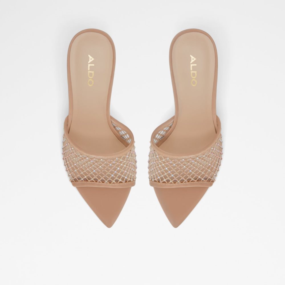 Sandalias Aldo Fluri High Sandal - Stiletto Beige | 23PUYSZOK