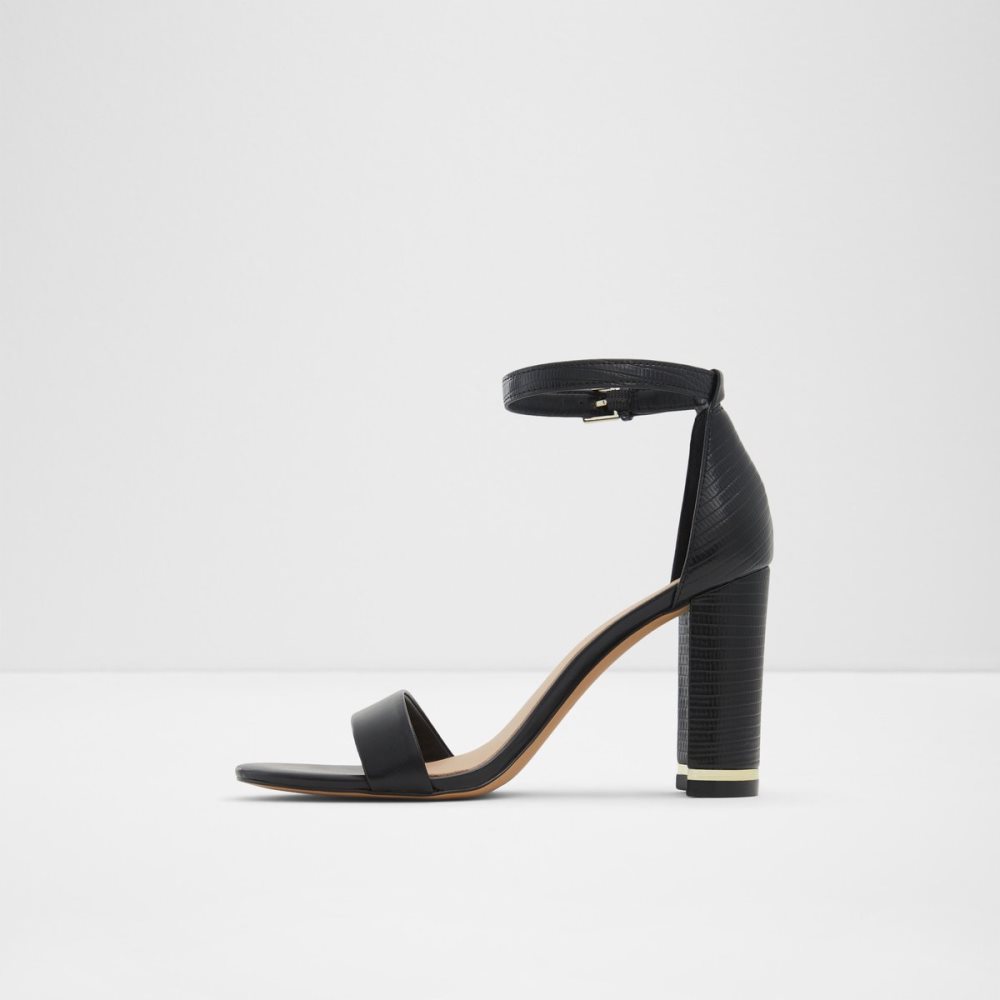 Sandalias Aldo Frilajan High Sandal - Negros | 45IMHNJXP