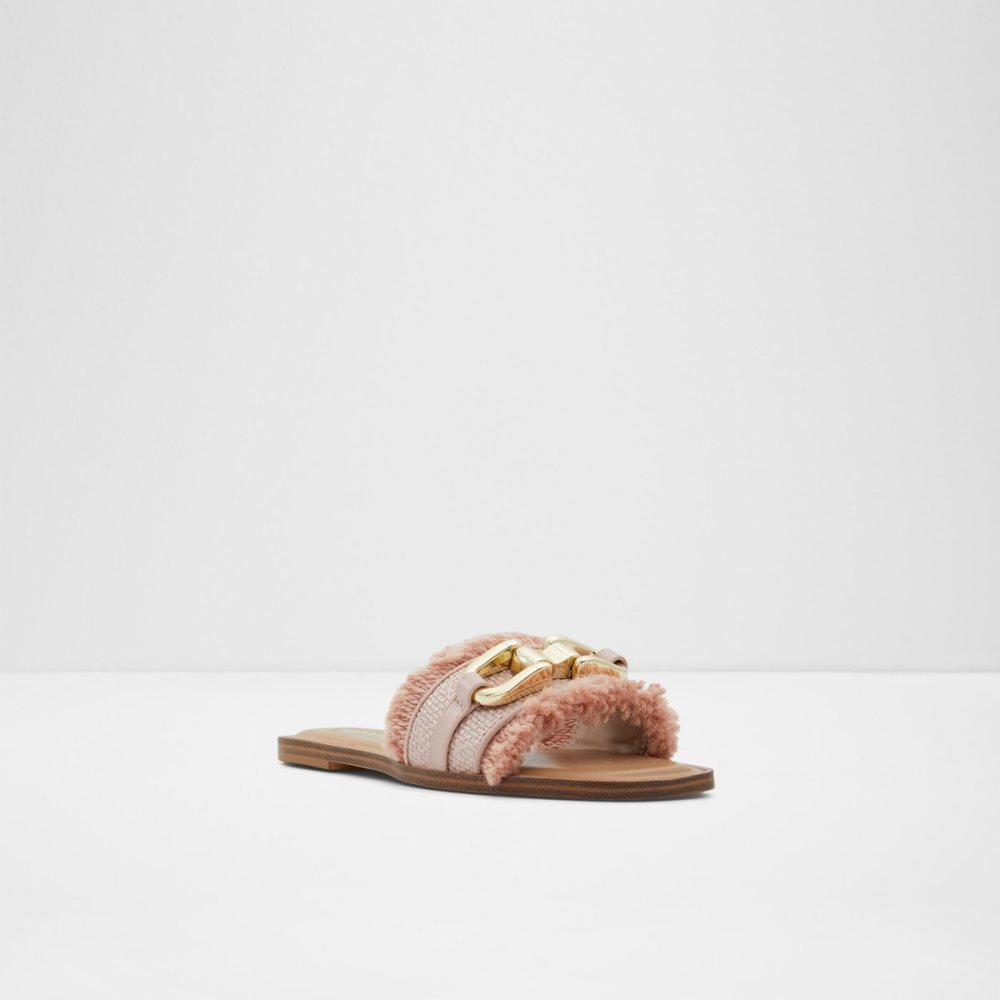 Sandalias Aldo Fringie Chanclas Sandal Rosas Claro | 73KQWPVFR