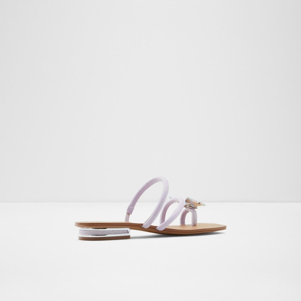 Sandalias Aldo Garberia Planos Sandal Morados Claro | 81RNZBFAC