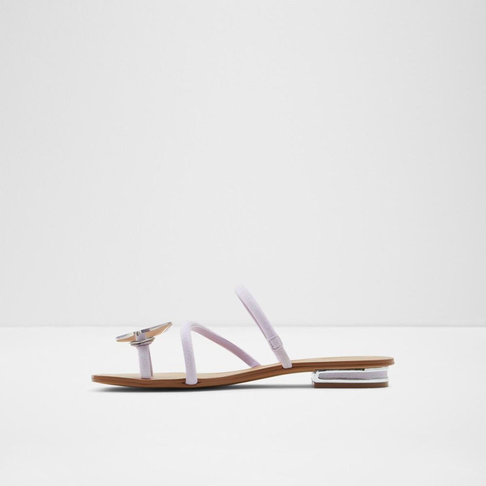 Sandalias Aldo Garberia Planos Sandal Morados Claro | 81RNZBFAC