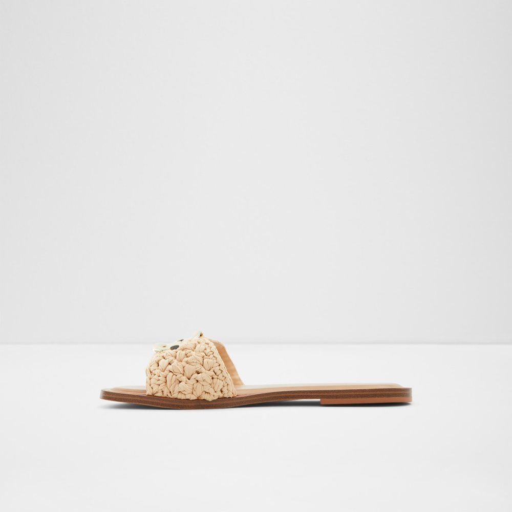 Sandalias Aldo Glaeswen Chanclas Sandal Beige | 16SXFVZGE