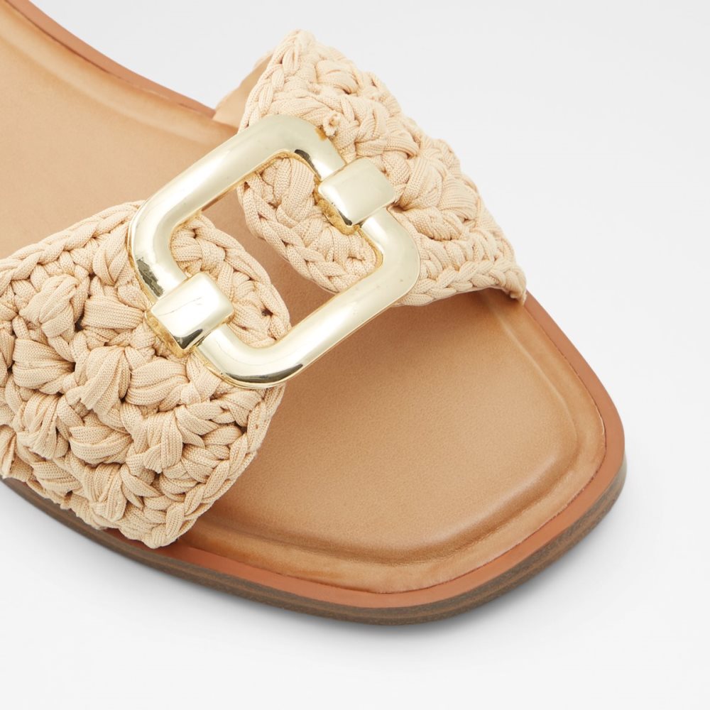 Sandalias Aldo Glaeswen Chanclas Sandal Beige | 16SXFVZGE