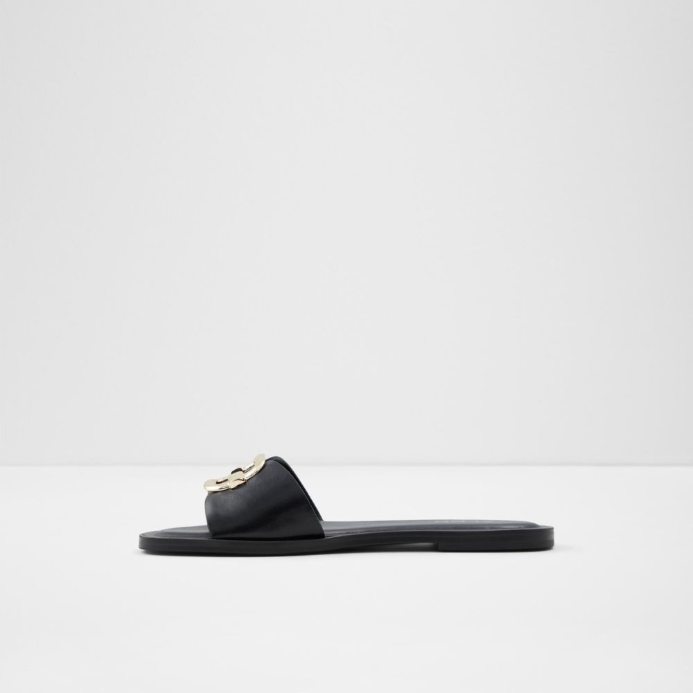 Sandalias Aldo Glaeswen Chanclas Sandal Negros | 50NGJUXMP