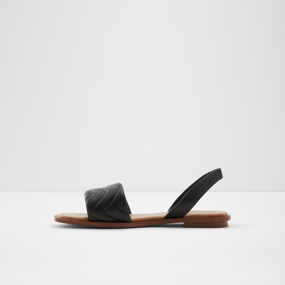 Sandalias Aldo Grirawiaflex Planos Sandal Negros | 80YQOTUEP