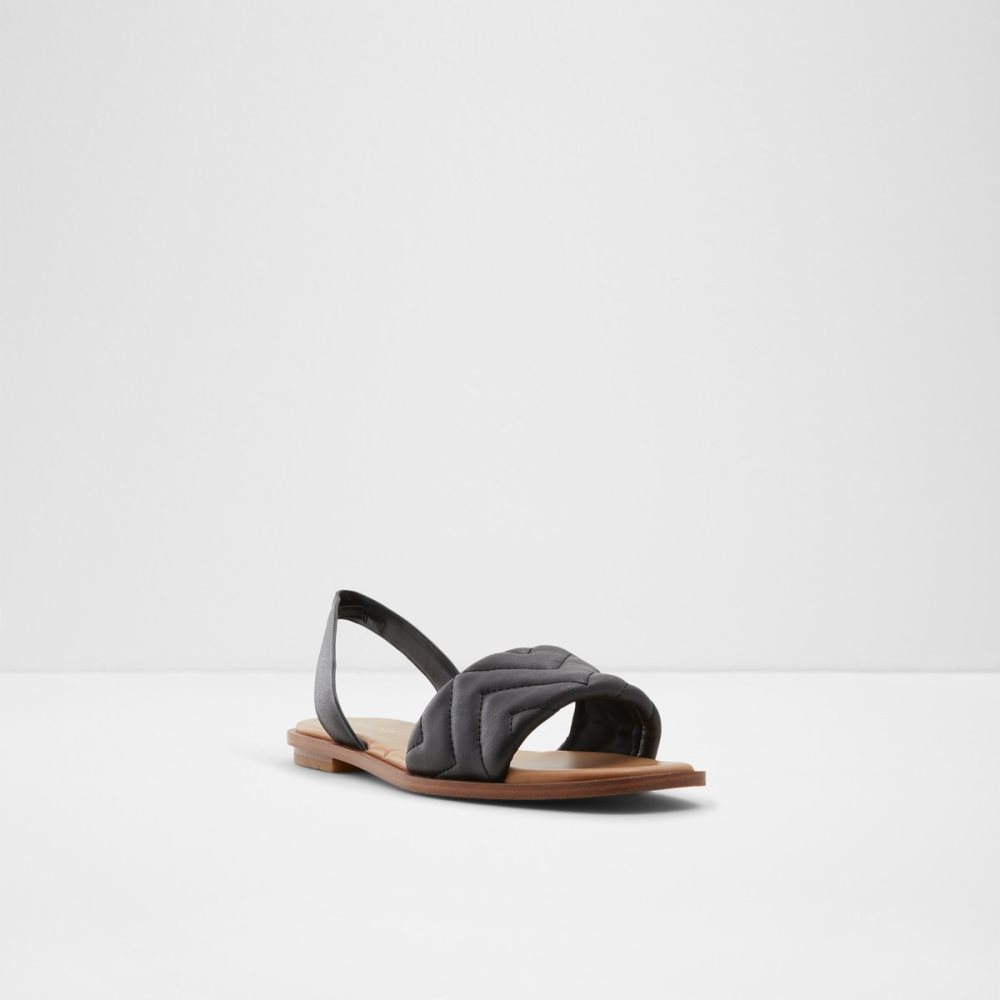 Sandalias Aldo Grirawiaflex Planos Sandal Negros | 80YQOTUEP