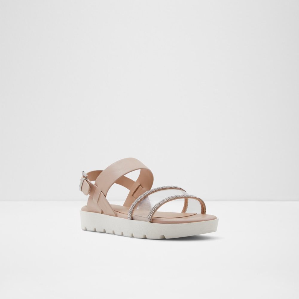 Sandalias Aldo Hailey Planos Sandal - Lug Sole Rosas Claro | 46VIEJSFX