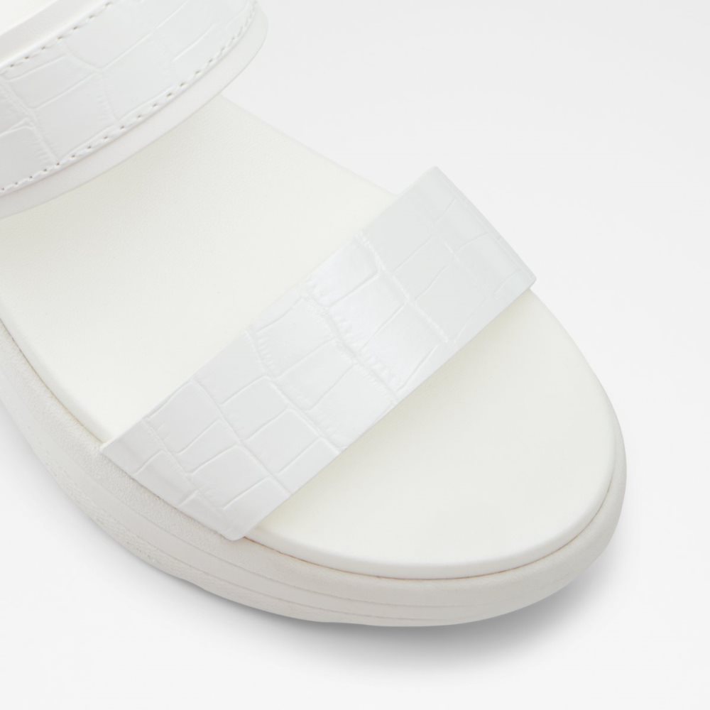 Sandalias Aldo Jennerena Wedge Sandal - Wedge Blancos | 75GTDRXBF