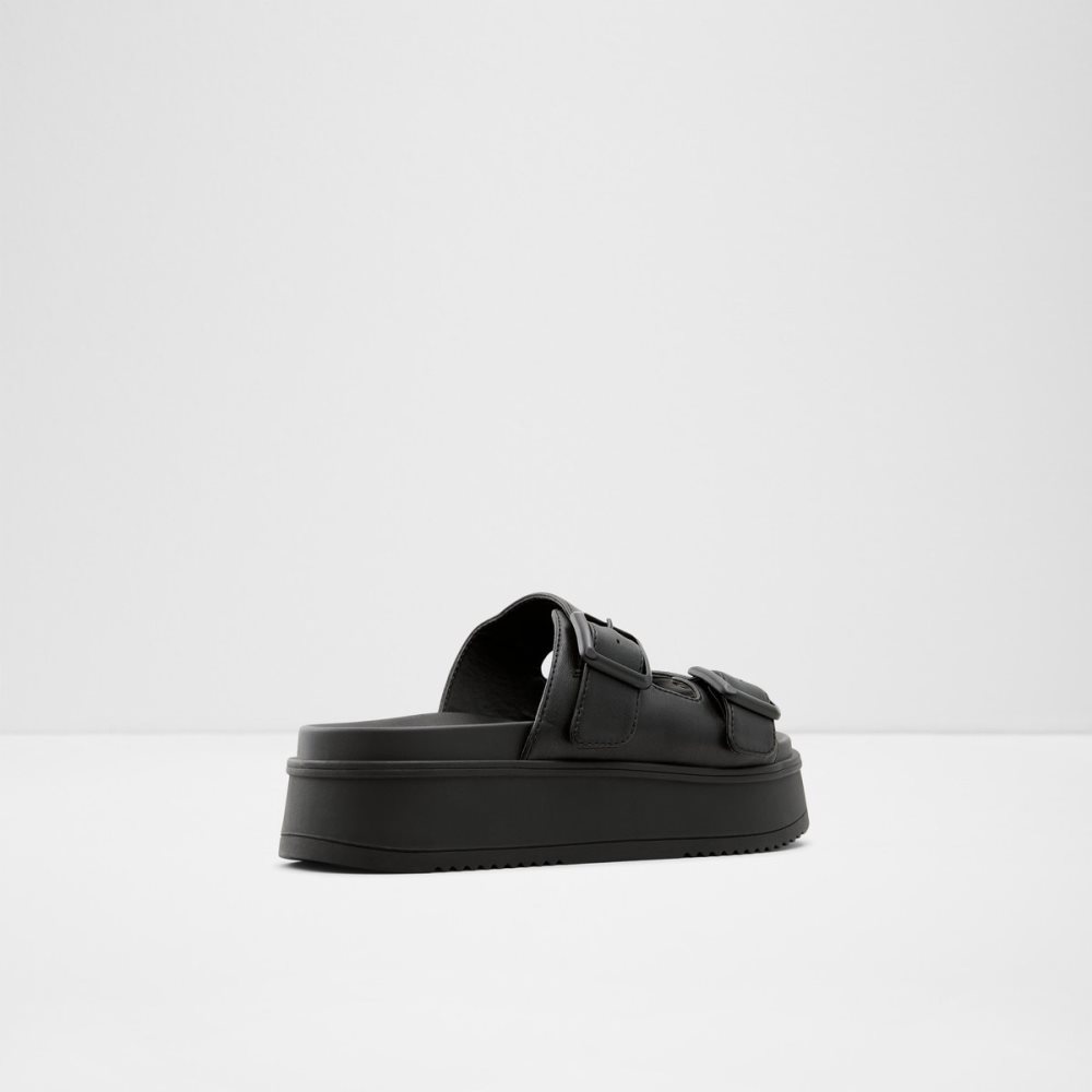 Sandalias Aldo Jika Chanclas Sandal - Flatform Negros | 28NGMHXRV