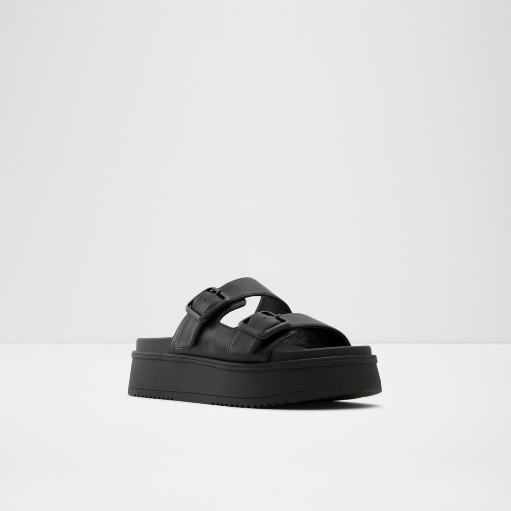 Sandalias Aldo Jika Chanclas Sandal - Flatform Negros | 28NGMHXRV