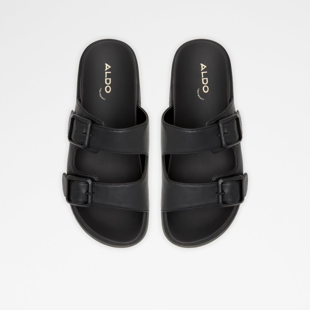 Sandalias Aldo Jika Chanclas Sandal - Flatform Negros | 28NGMHXRV