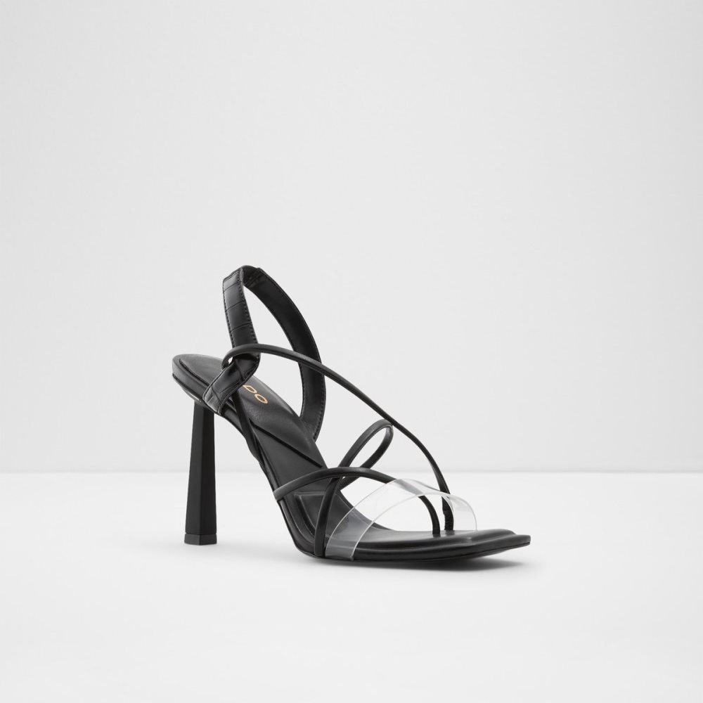 Sandalias Aldo Juliet Tanga Sandal Negros | 69OTLJEZU