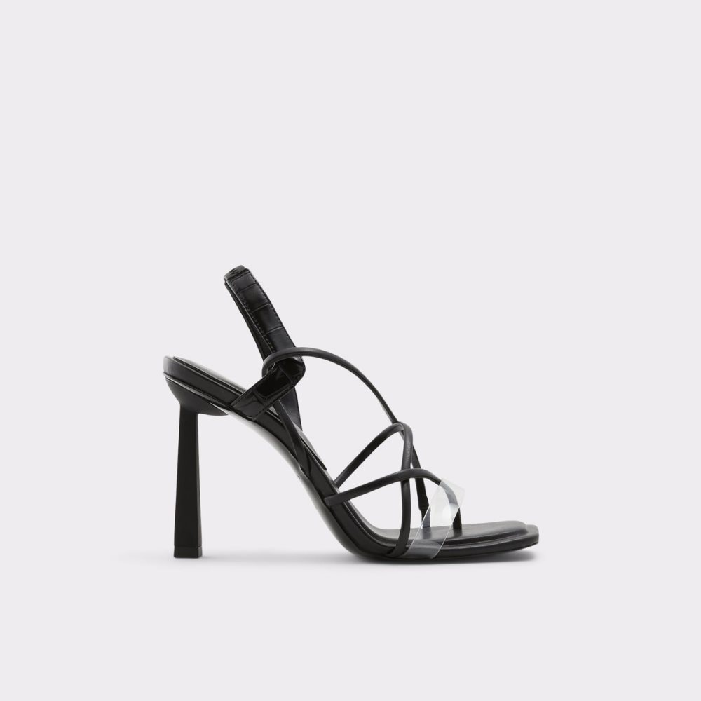 Sandalias Aldo Juliet Tanga Sandal Negros | 69OTLJEZU