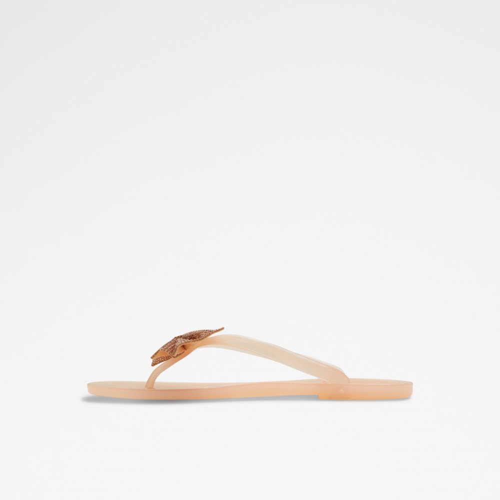 Sandalias Aldo Kahala Planos Sandal Beige | 83VQFLRUD