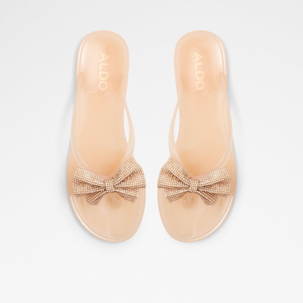 Sandalias Aldo Kahala Planos Sandal Beige | 83VQFLRUD