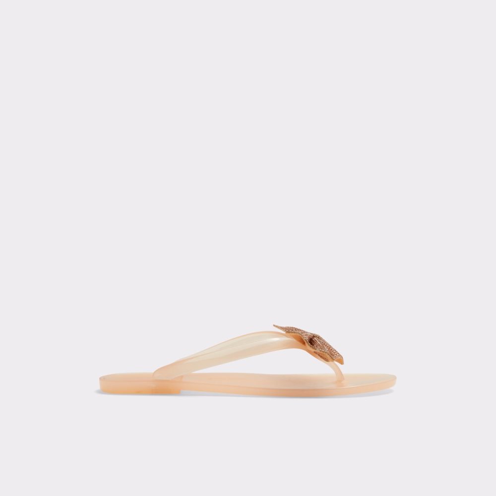 Sandalias Aldo Kahala Planos Sandal Beige | 83VQFLRUD