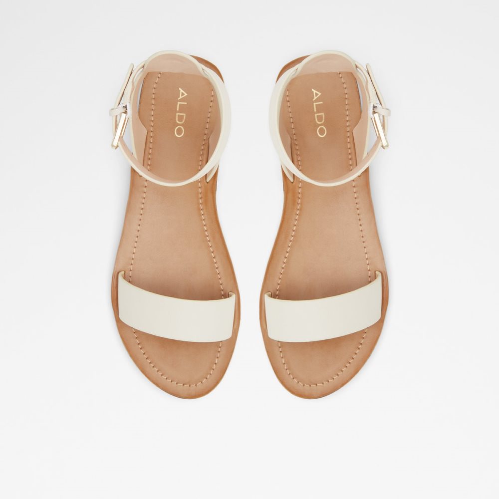 Sandalias Aldo Kedaredia Planos Sandal Blancos | 75YMUVRCH