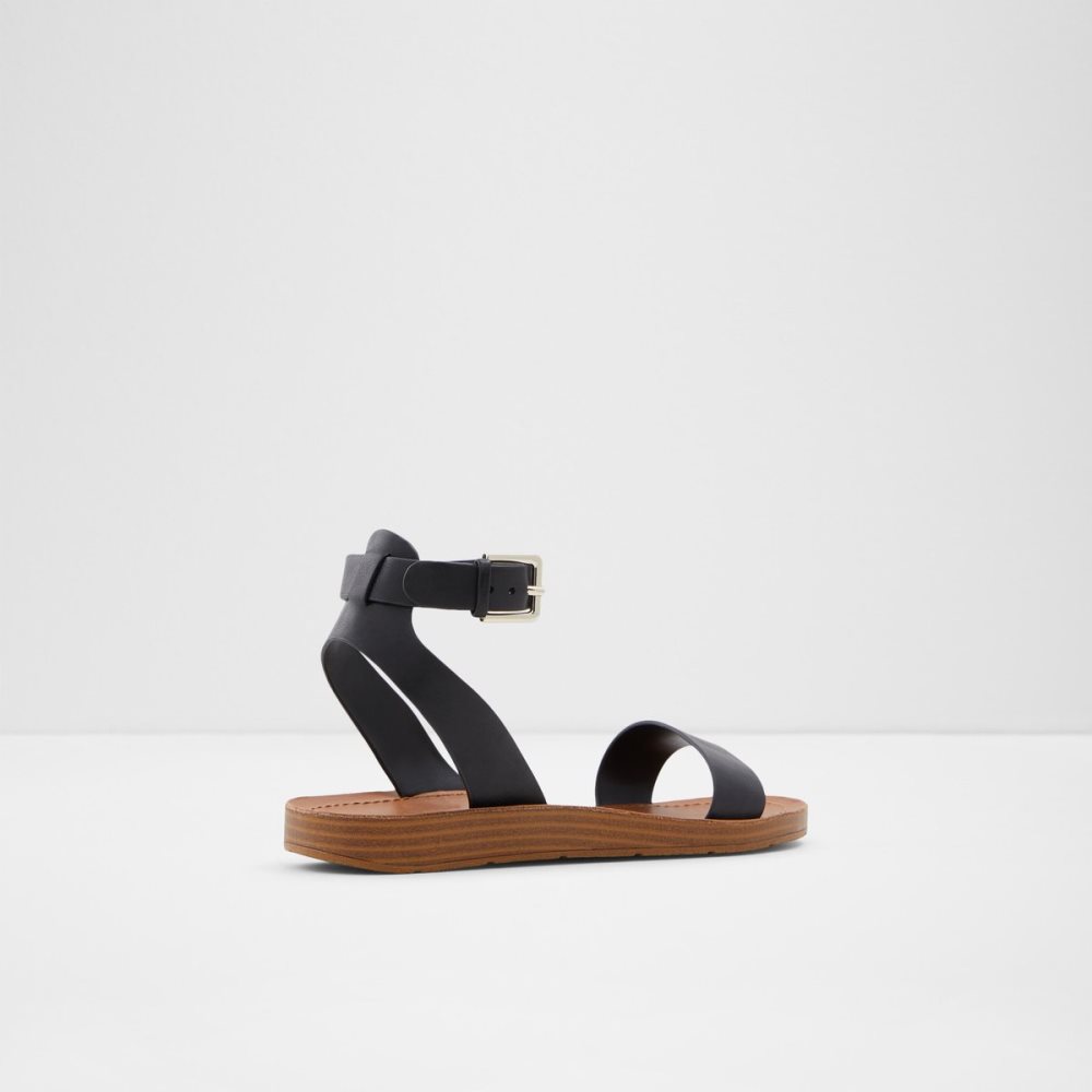 Sandalias Aldo Kedaredia Planos Sandal Negros | 18QNABXRU