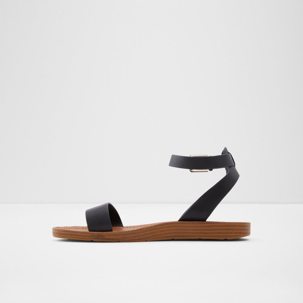 Sandalias Aldo Kedaredia Planos Sandal Negros | 18QNABXRU