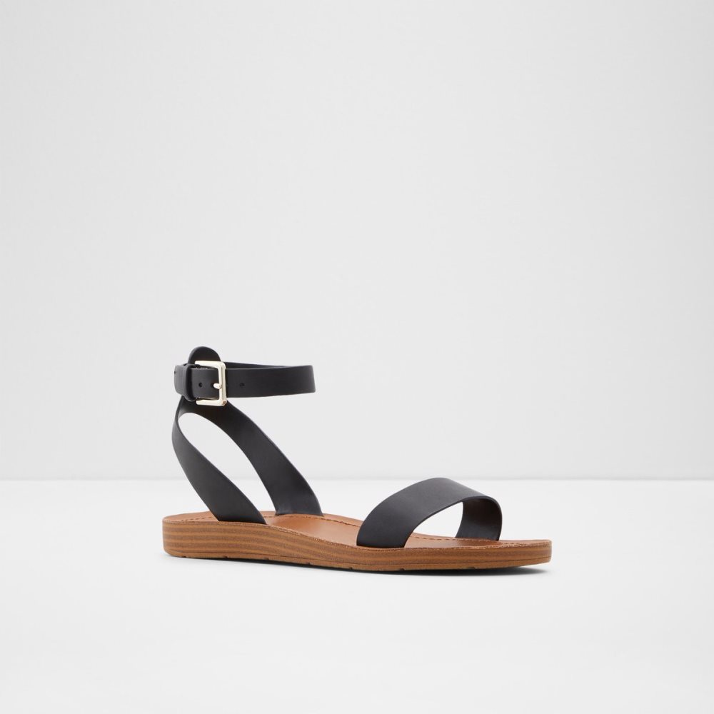 Sandalias Aldo Kedaredia Planos Sandal Negros | 18QNABXRU