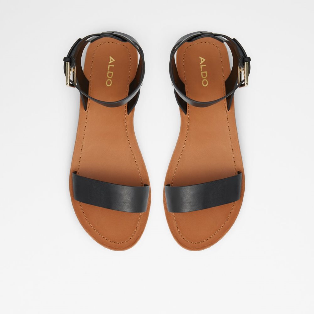 Sandalias Aldo Kedaredia Planos Sandal Negros | 18QNABXRU