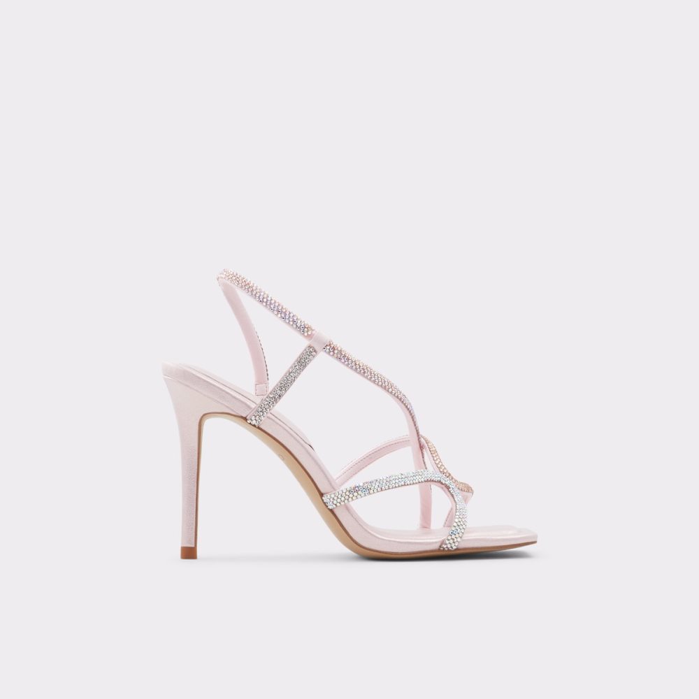 Sandalias Aldo Krolewna Tiras High Sandal - Stiletto Rosas Claro | 28AZITBMQ