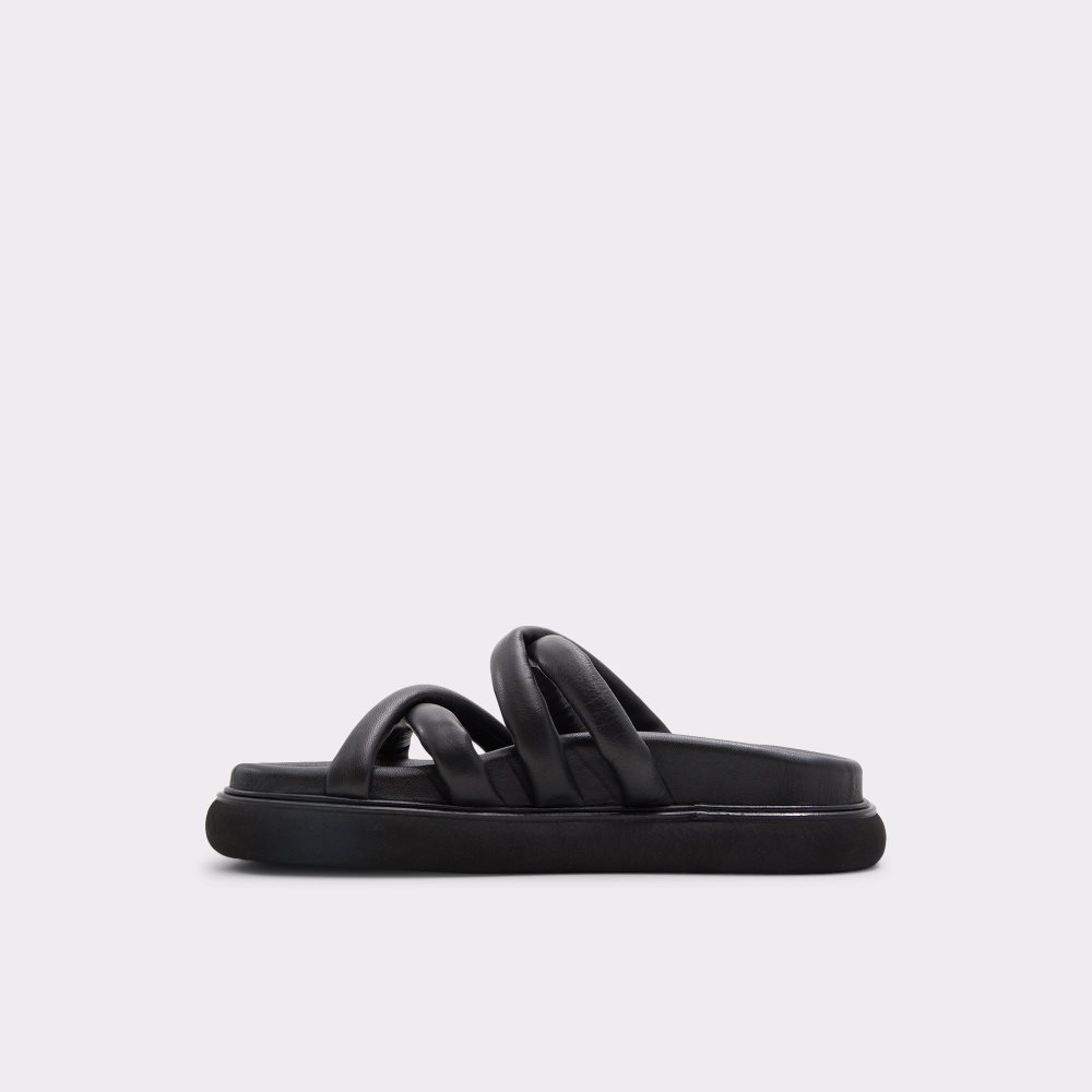 Sandalias Aldo Kutshina Chanclas Sandal Negros | 06NJEADMG