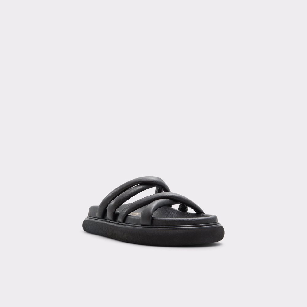 Sandalias Aldo Kutshina Chanclas Sandal Negros | 06NJEADMG