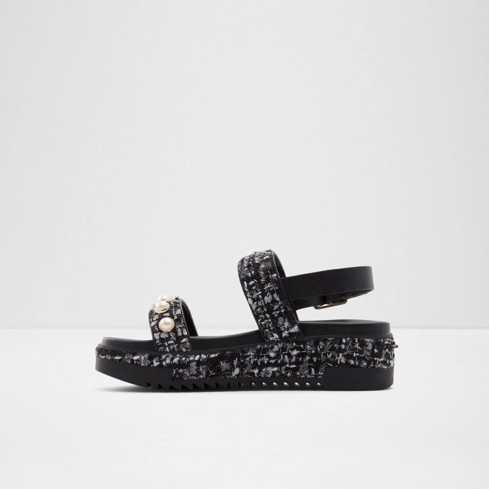 Sandalias Aldo Lapalma Wedge Sandal - Flatform Negros | 67KDSCNXQ