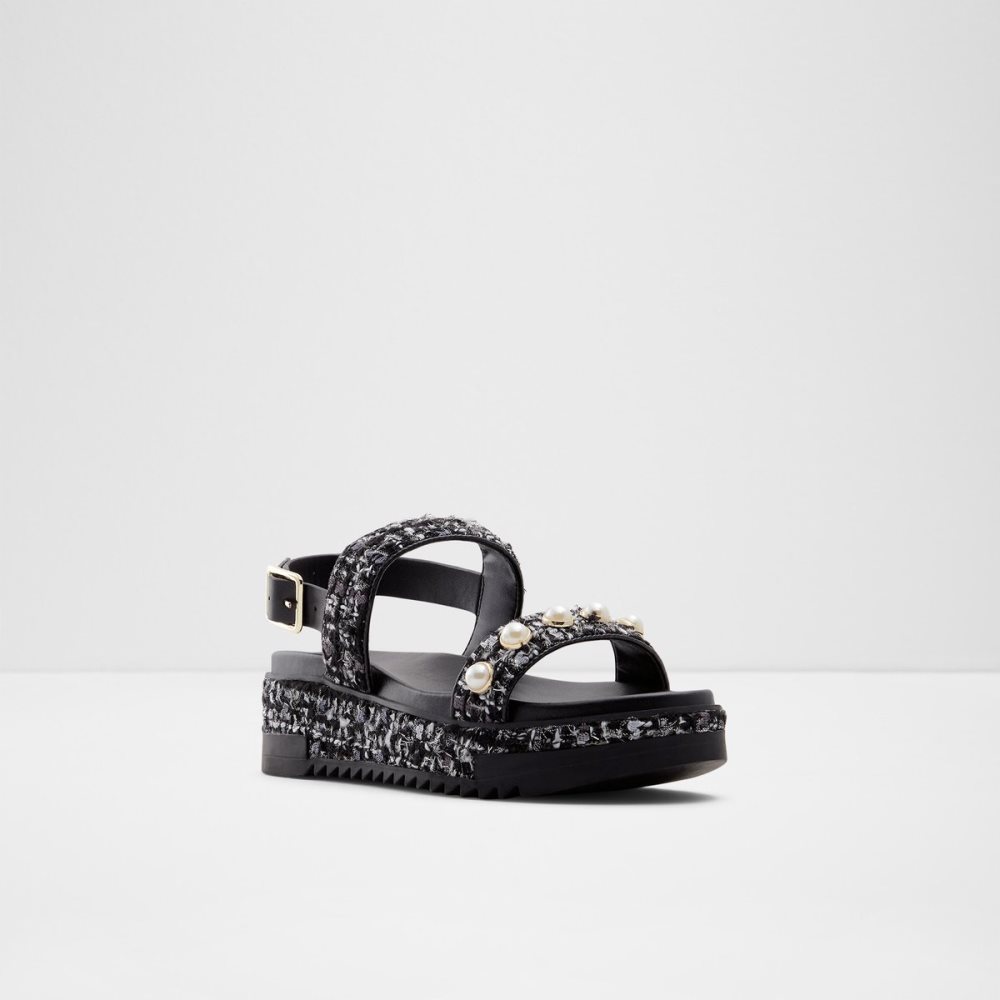 Sandalias Aldo Lapalma Wedge Sandal - Flatform Negros | 67KDSCNXQ