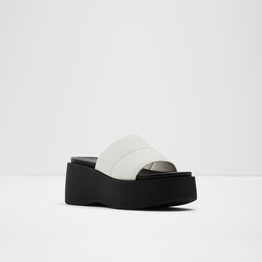 Sandalias Aldo Libby Wedge Sandal - Wedge Blancos | 81KDFSROZ