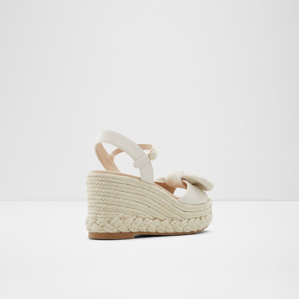 Sandalias Aldo Macrama Wedge Sandal - Wedge Blancos | 90EILWDAU