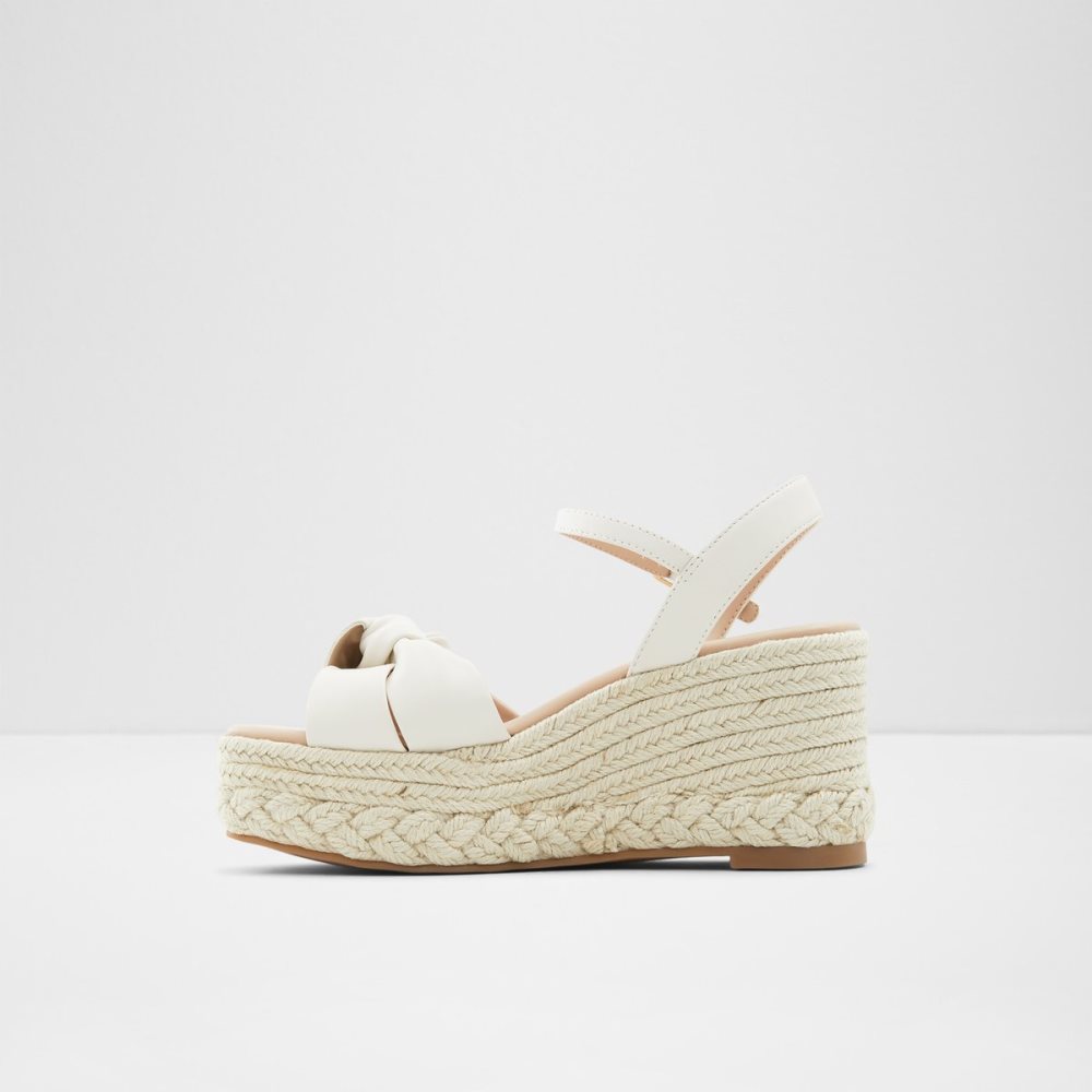 Sandalias Aldo Macrama Wedge Sandal - Wedge Blancos | 90EILWDAU