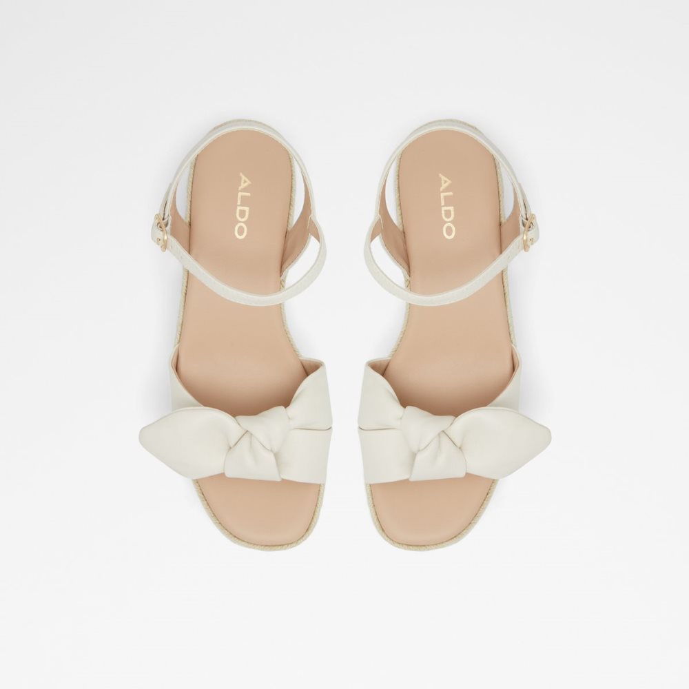 Sandalias Aldo Macrama Wedge Sandal - Wedge Blancos | 90EILWDAU