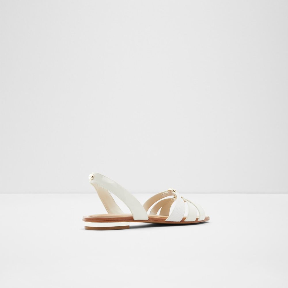 Sandalias Aldo Marassi Sling Back Sandal Blancos | 50KQFJABZ