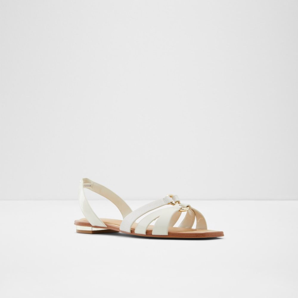 Sandalias Aldo Marassi Sling Back Sandal Blancos | 50KQFJABZ