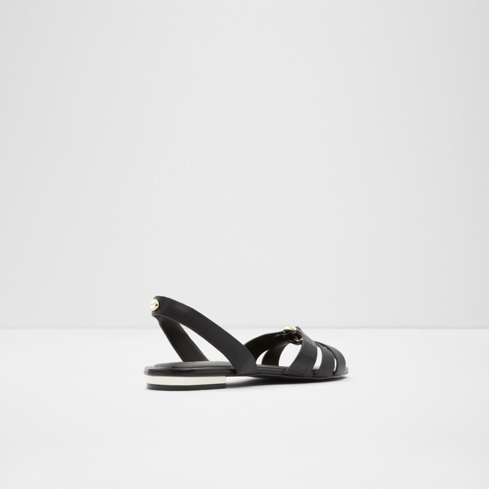 Sandalias Aldo Marassi Sling Back Sandal Negros | 73XCKPMLT