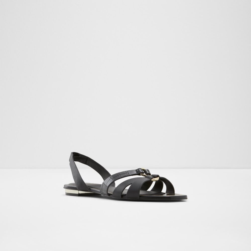 Sandalias Aldo Marassi Sling Back Sandal Negros | 73XCKPMLT