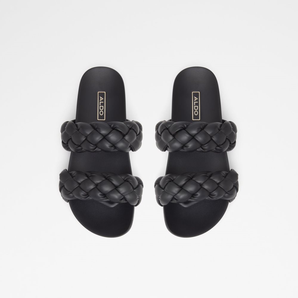 Sandalias Aldo Oaka Chanclas Sandal Negros | 95HJTVAIR