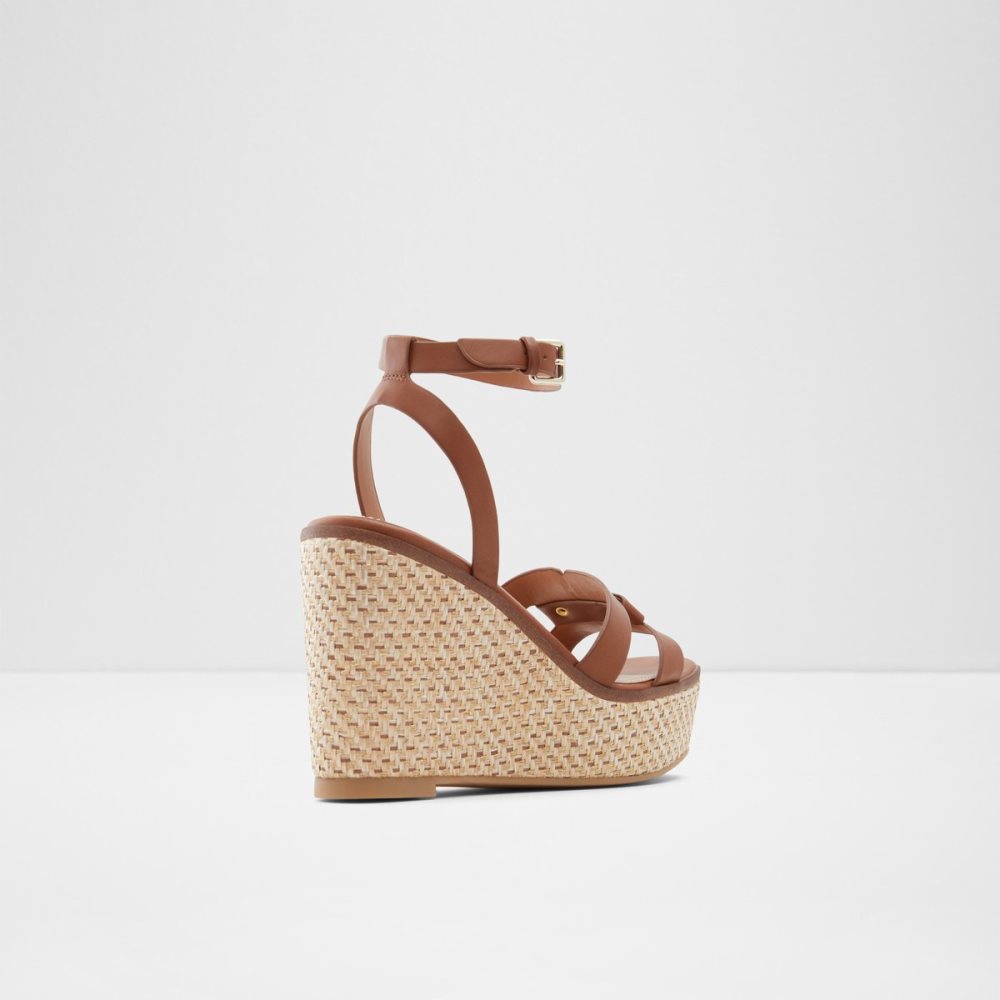 Sandalias Aldo Onan Wedge Sandal - Wedge Marrom | 06VMKBNCH