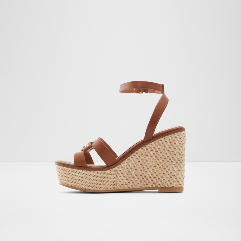 Sandalias Aldo Onan Wedge Sandal - Wedge Marrom | 06VMKBNCH