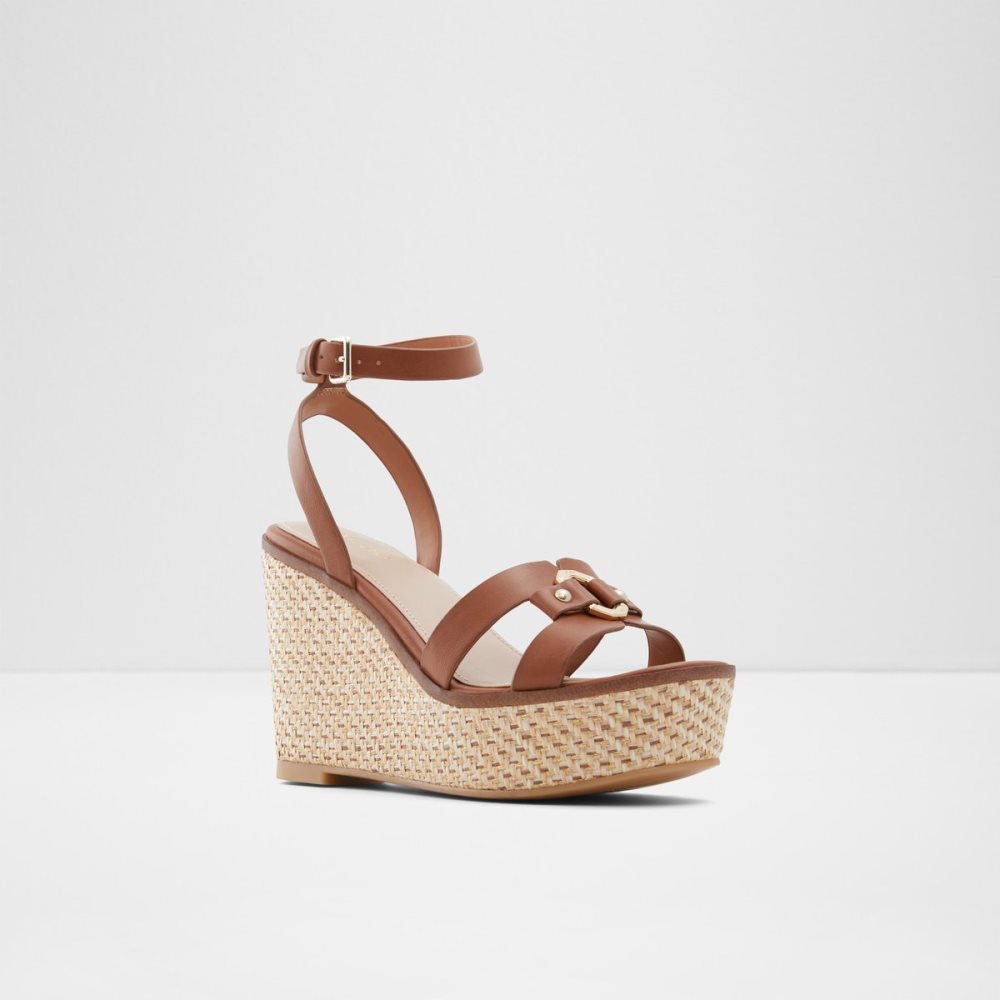 Sandalias Aldo Onan Wedge Sandal - Wedge Marrom | 06VMKBNCH