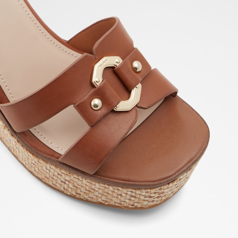 Sandalias Aldo Onan Wedge Sandal - Wedge Marrom | 06VMKBNCH