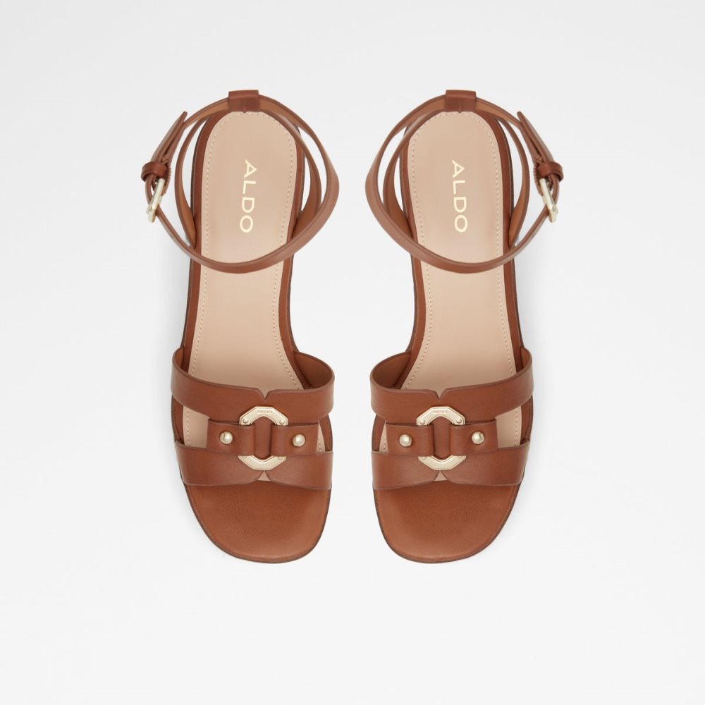 Sandalias Aldo Onan Wedge Sandal - Wedge Marrom | 06VMKBNCH