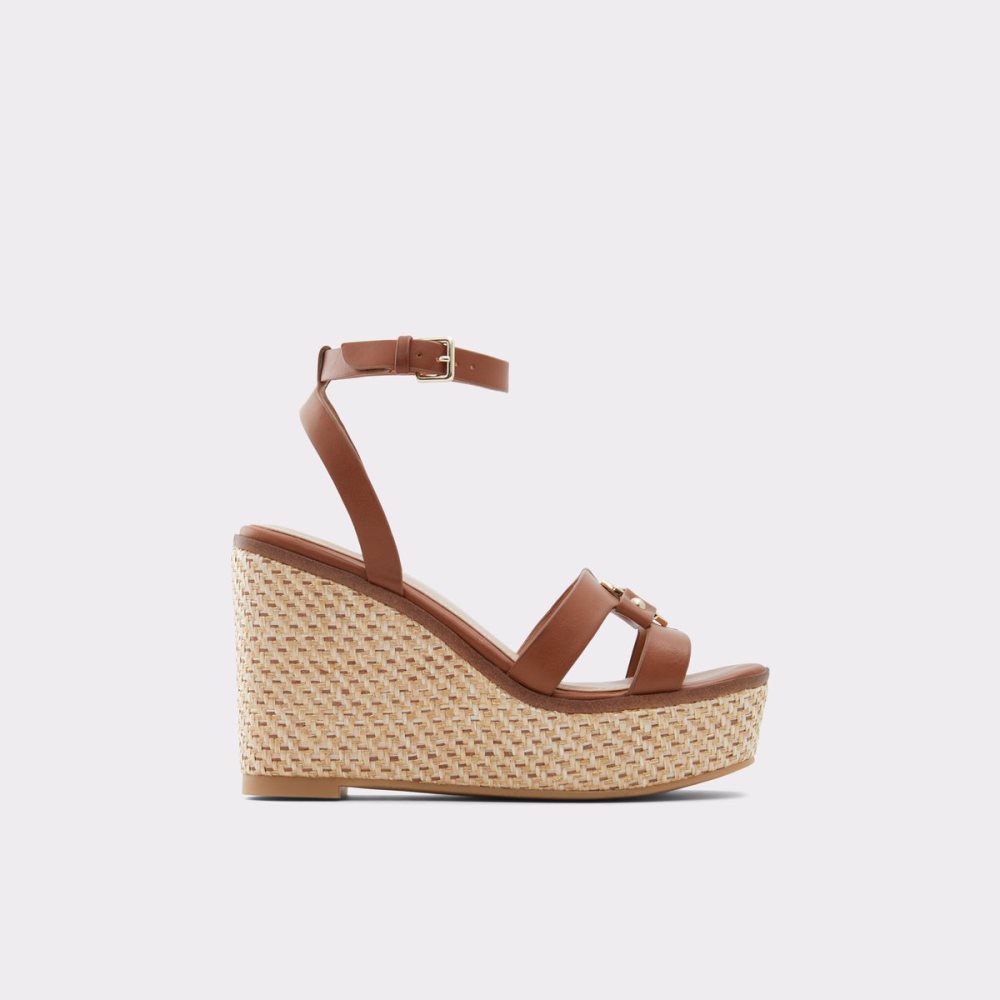 Sandalias Aldo Onan Wedge Sandal - Wedge Marrom | 06VMKBNCH