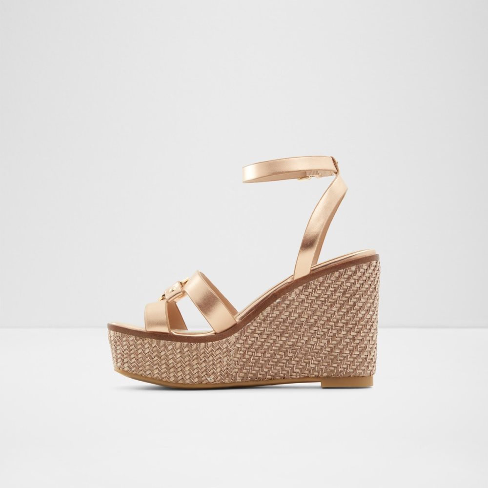 Sandalias Aldo Onan Wedge Sandal - Wedge Rosas | 18IWBXJNT