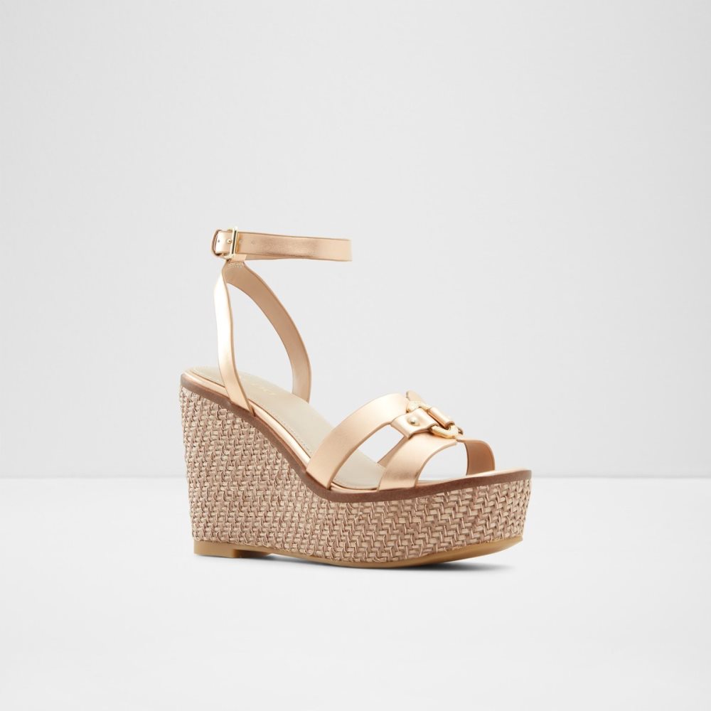 Sandalias Aldo Onan Wedge Sandal - Wedge Rosas | 18IWBXJNT