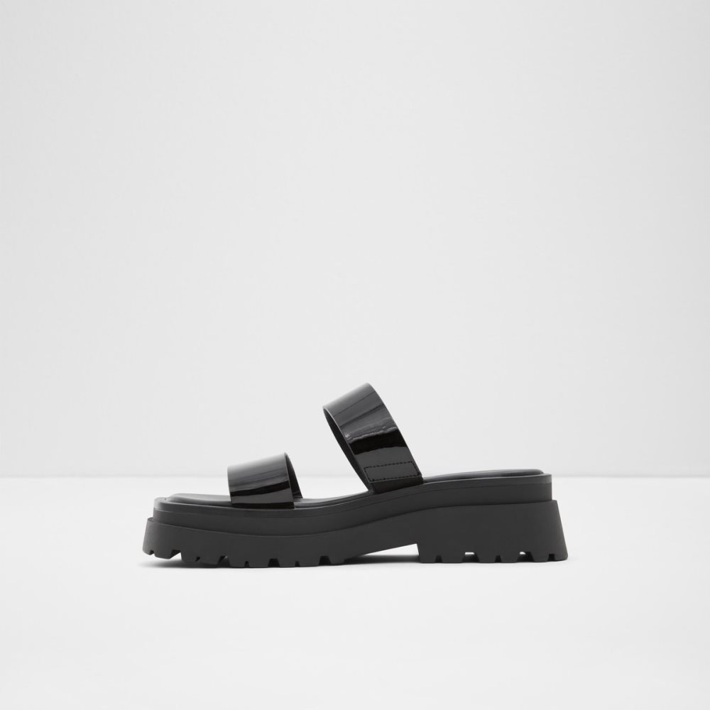 Sandalias Aldo Phelix Chanclas Sandal - Lug Sole Negros | 36YRQSLJW