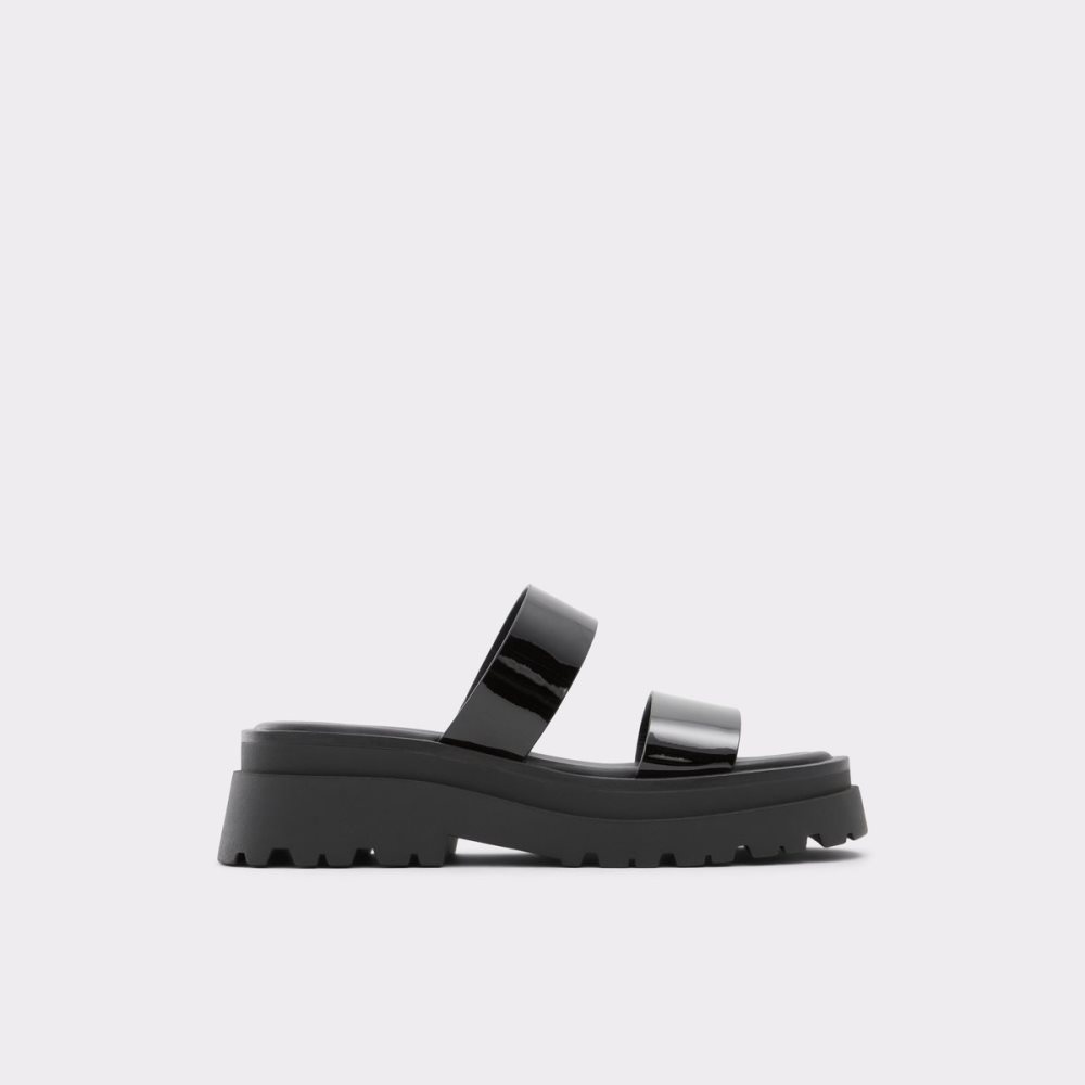 Sandalias Aldo Phelix Chanclas Sandal - Lug Sole Negros | 36YRQSLJW