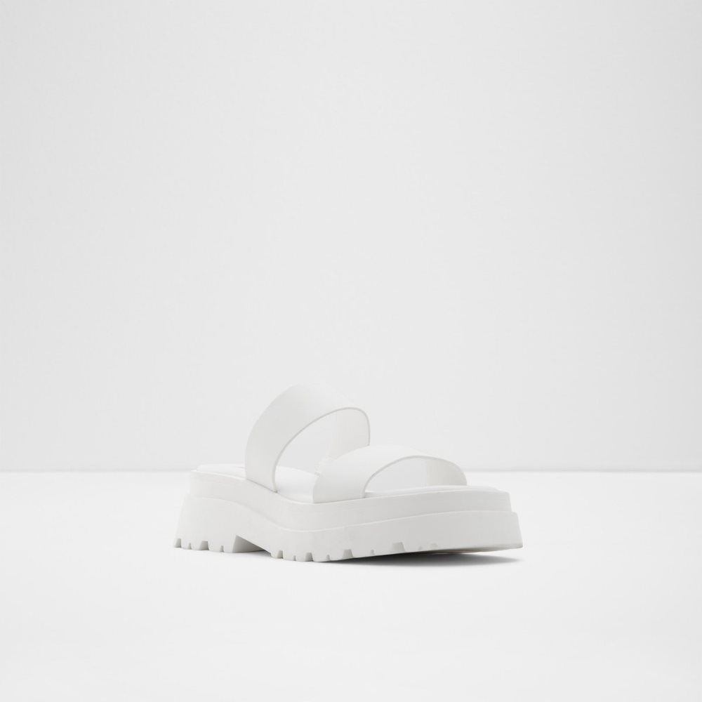 Sandalias Aldo Phelix Chanclas Sandal - Lug Sole Blancos | 73PMUHDJS